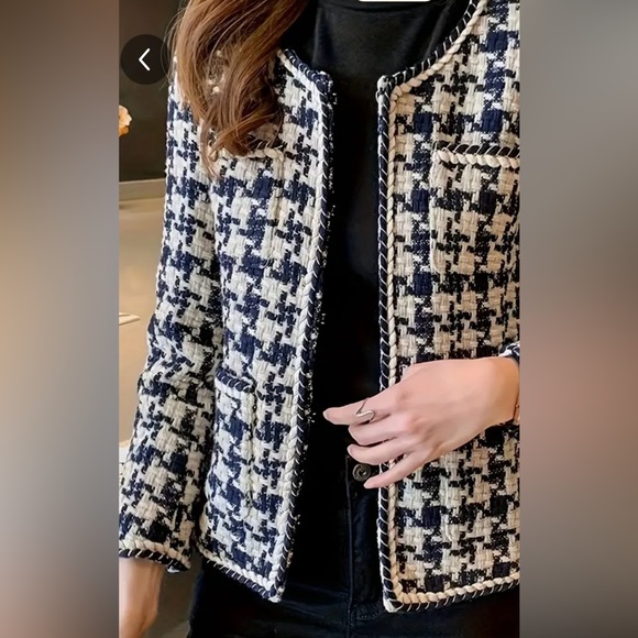 Open Front navy blue jacket - Picture 1 of 1